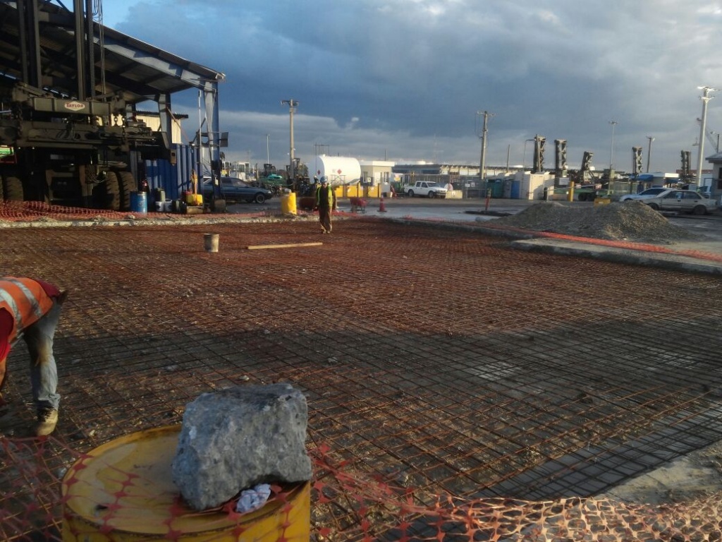 Pavimento Reforzado Muelle Haina